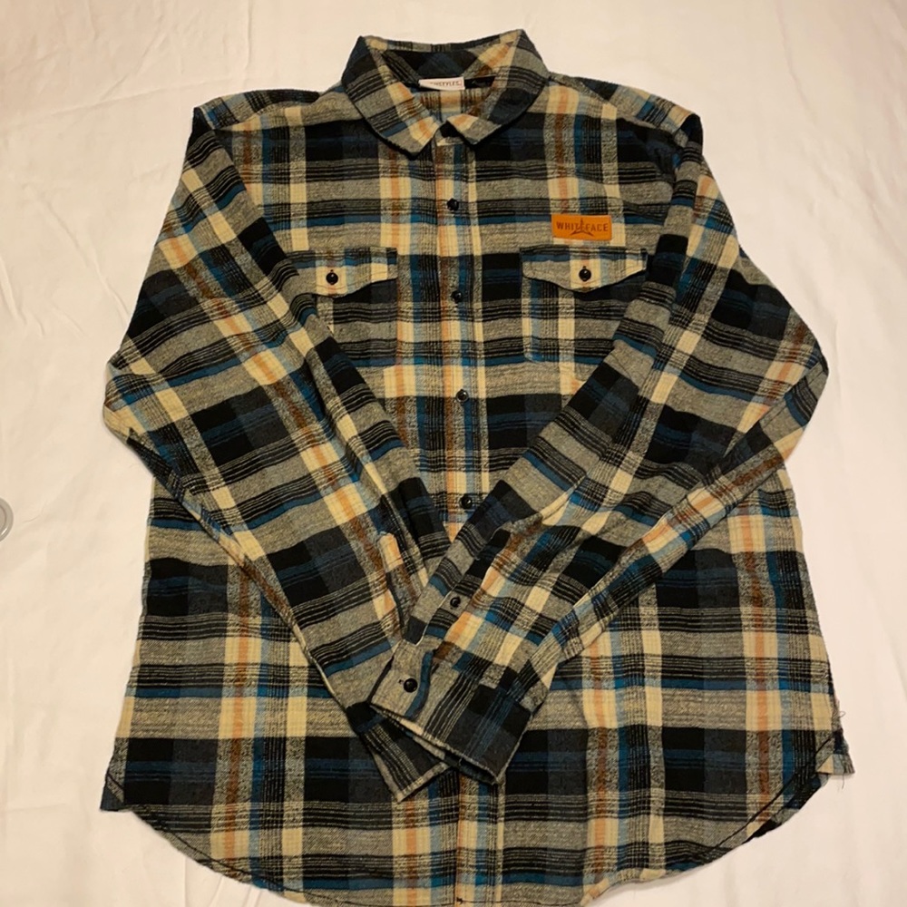 Techstyles Whiteface flannel button up